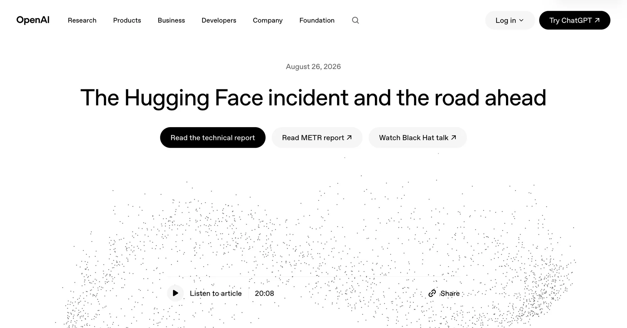 5 lessons from the OpenAI / Hugging Face incident