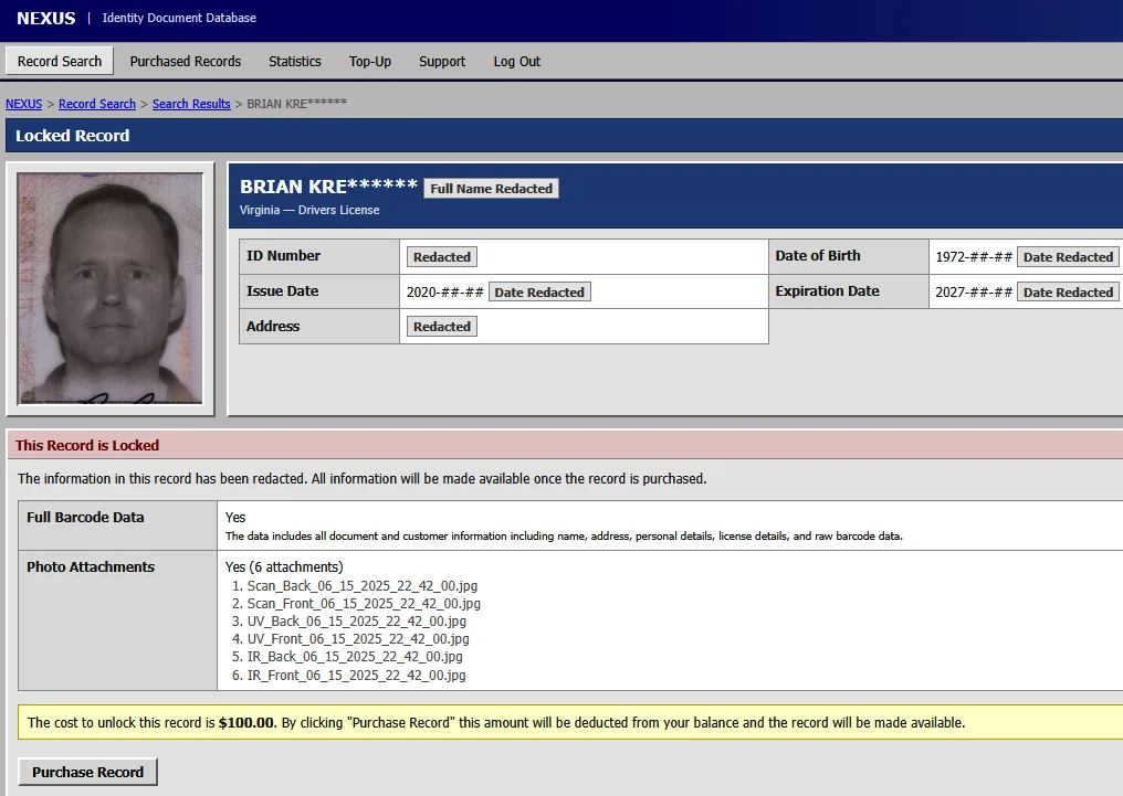 FBI Probes Service Selling 153M+ Drivers Licenses