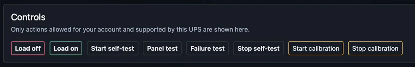 OpenNMC UPS Controls